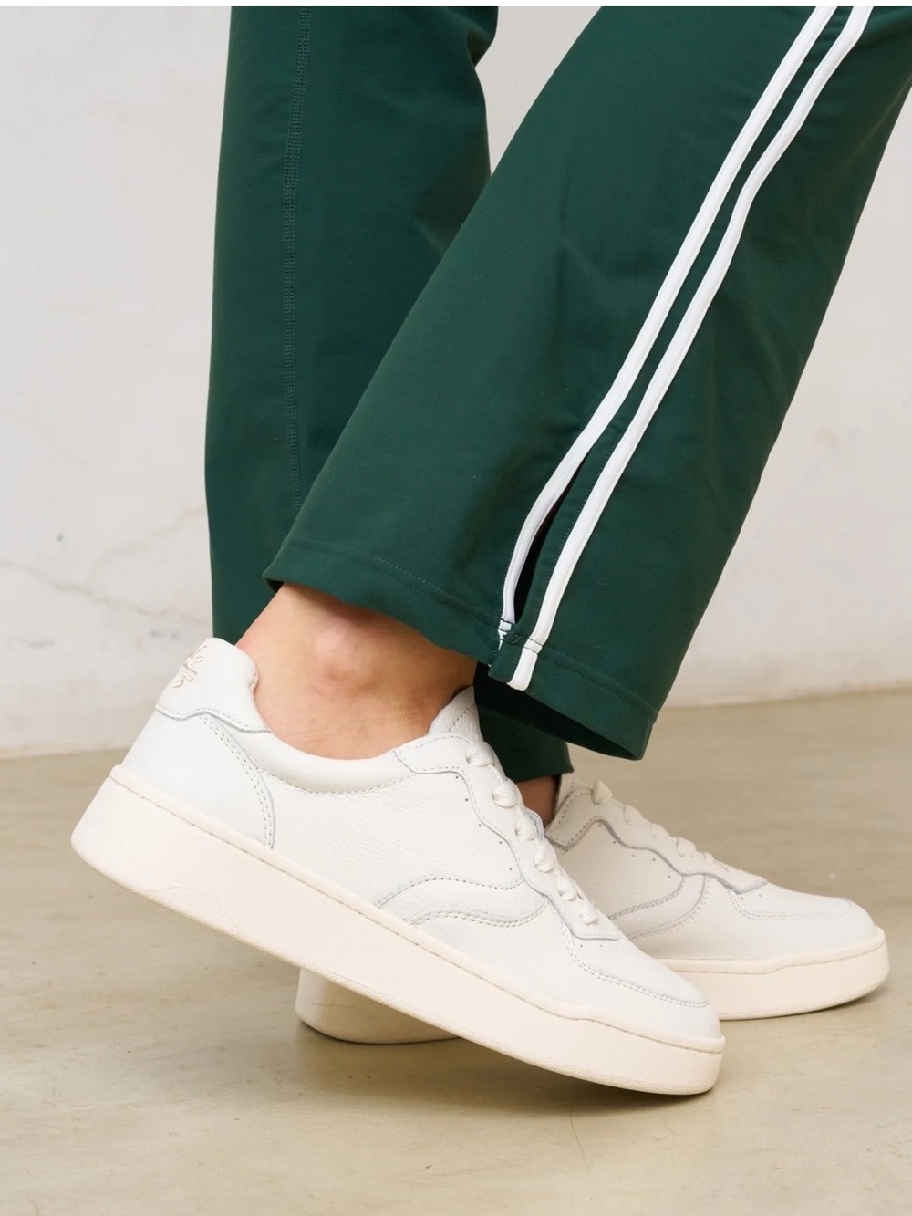 Soludos The Roma Retro Sneaker Oasis White